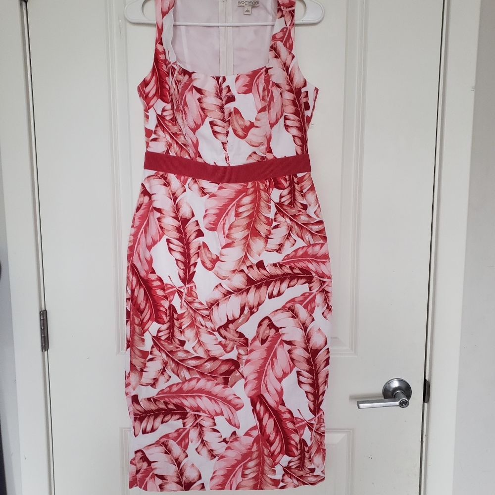 Eva Mendes Floral Sheath Dress
